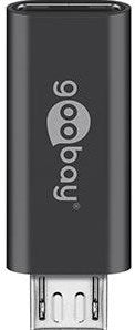Enzo Goobay USB Micro auf USB-C Adapter schwarz – 9550415