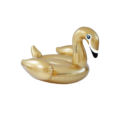 Traumlandschaft | goldener aufblasbarer Schwan XXL