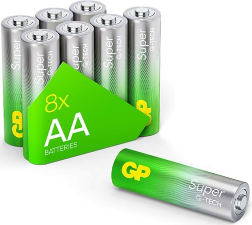 GP 8 Multipack AA-Batterie Alkali LR06 15A – 3012260