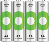 Gp nimh oplaadbare batterij aa 2600ma blister(4) - 3311452