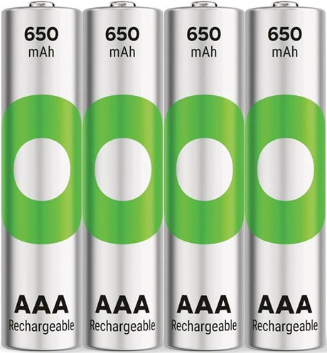 Gp nimh oplaadbare batterij aaa 650ma phone blister(4) - 3311402