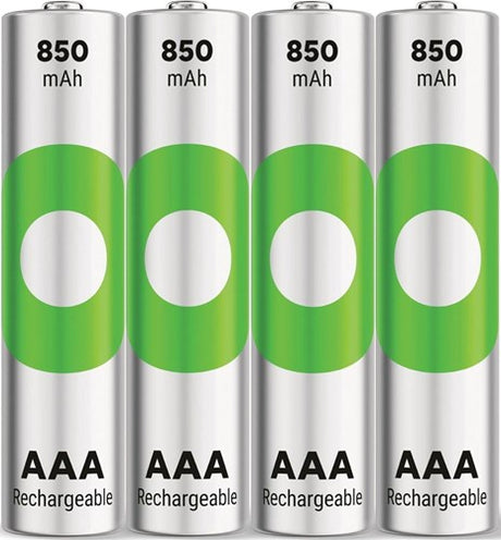 GP wiederaufladbare AAA -Batterien 850mah nimh 4pk
