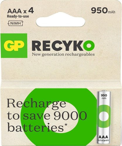 GP NiMH-Akku AAA 950 mA Blister (4) – 3311422