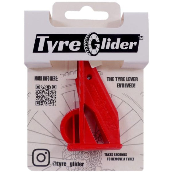 Reifengleiter Ergonomischer Reifenkäufer 7,8 x 4,3 cm rot