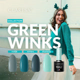 Claresa UV-LED-Gel-Nagellack, 5 ml, Green Winks 1