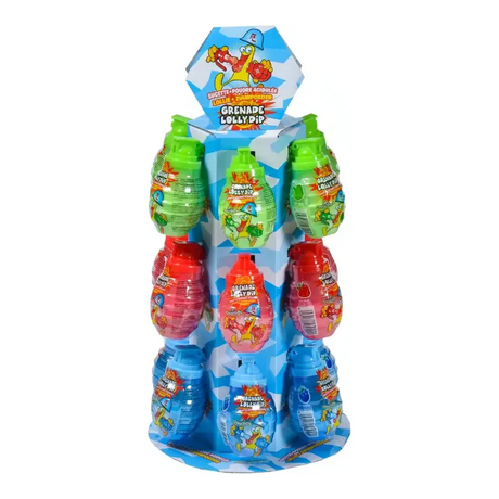 Lustiger Candy-Granaten-Dip-Lick (18x40gr)