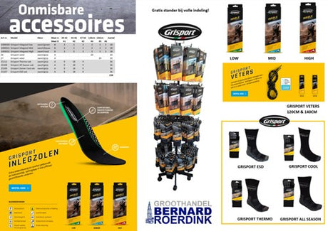 Grisport inlegzool high 1000032 | zwart | maat 46 - 00.048.185.46