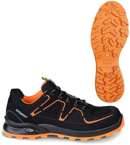 Grisport safety cross safety beat 33602 laag s3 zwart oranje - maat 45 - 00.049.007.45