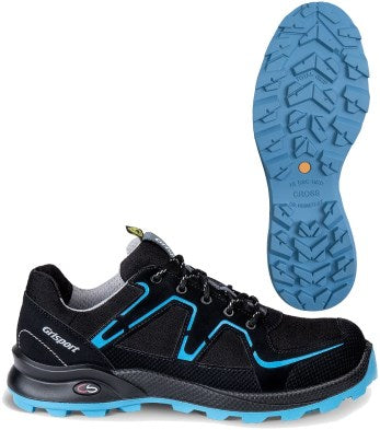 Grisport safety cross safety enduro 33604 laag s3 grijs blauw - maat 46 - 00.049.009.46