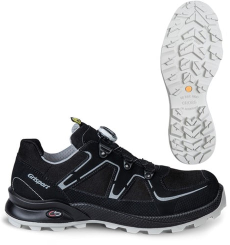 Grisport safety cross safety horizon 33606 boa s3 zwart zilver - maat 46 - 00.049.011.46