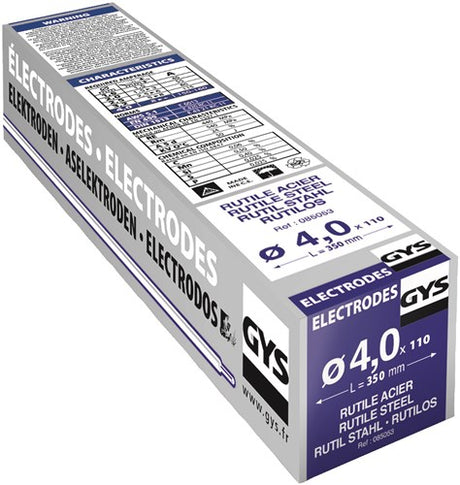 Gys-Elektroden Stahl Ø4,0 mm (x110) – 5193085053 – 5193085053