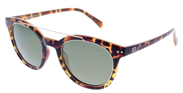 H.I.S Sonnenbrille 88102 Katze. 3 Damen rund braun grau