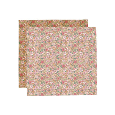 Blüte | mehrfarbige hydrophile Tücher 110 x 110 cm – 2 Stück
