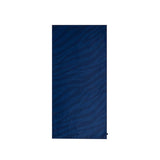 Lebendige Streifen | blaues Mikrofaserhandtuch 135 x 65 cm