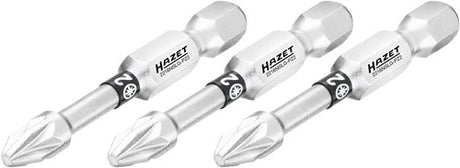 Hazet Bit 2216nslg-pz2 3 1 4 Zoll (6,3 mm) Sechskant Vollpozidriv-Profil PZ 3-teilig SW PZ2