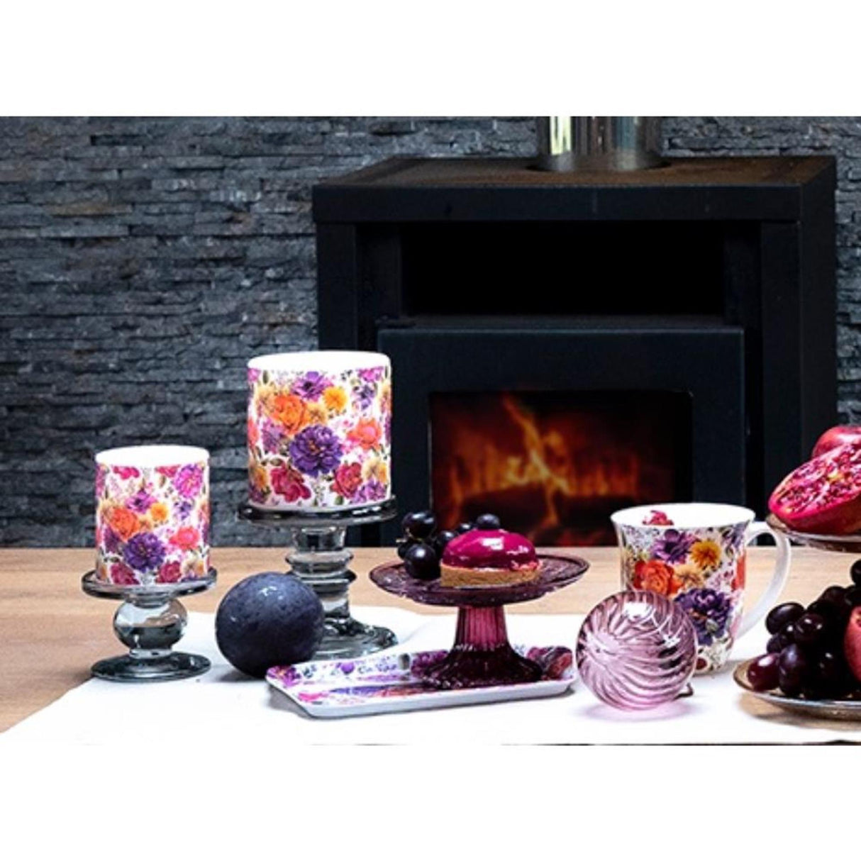 Ambiente Serviette 25cm Anne White FSC Mix
