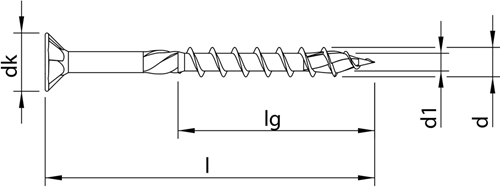 Heco topix-plus 3,5 x 45 vk t-20 dd gelb verz; 500 Stück – hc60327