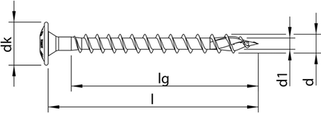 Heco-topix-plus 4,0 x 30, Rückwandschraube, T-20, VVD, VZ; 500 Stück – hc61968
