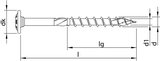Heco -topix-plus 8,0 x 120, tk, tellerkop, t40, dd, vz; 50 st - hc61272