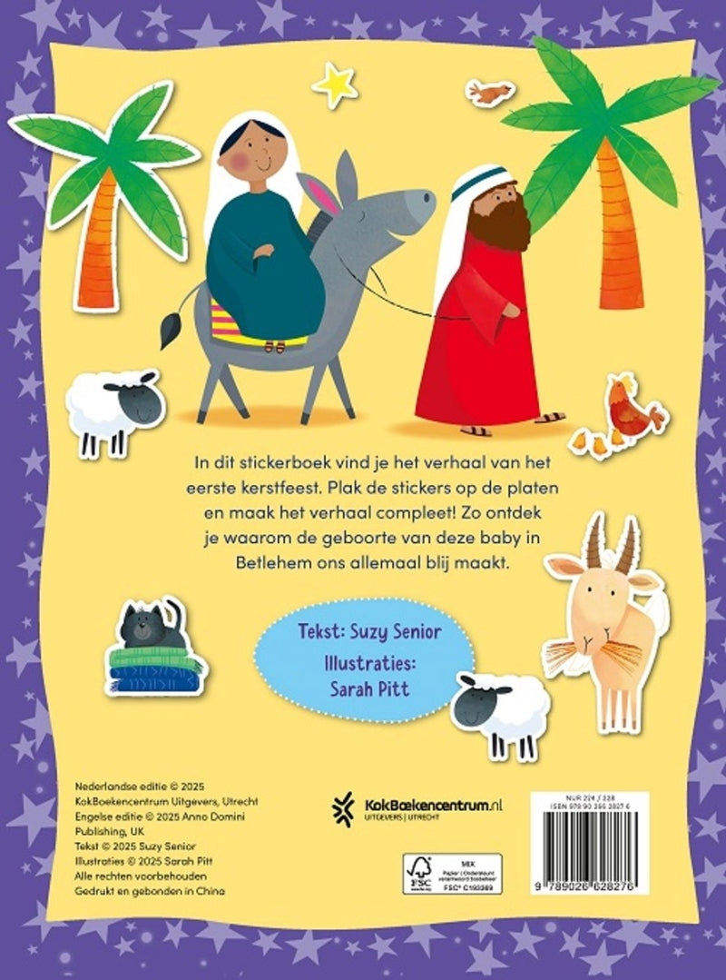 Kochen Sie das Stickerbuch „Frohe Weihnachten“.