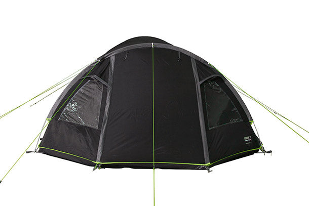 High Peak Family Tent Meso 4-Personen 360 x 240 x 130 cm Schwarz