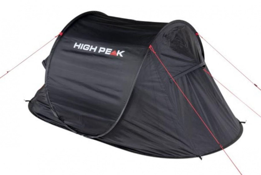 High Peak Popup Tent Vision 3-Personen 235 x 180 x 100 cm Schwarz
