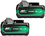 Hikoki 380205 Batterieset Doppelpack 2x Multi-Volt-Batterie 36V 2,5Ah 18V 5,0Ah - 380205