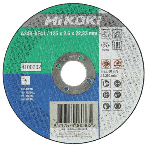 Hikoki accessoires doorslijpschijf voor metaal 180x3,0 vlak 4100204