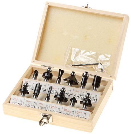 Hikoki Frässet 12-teilig 8mm Schaft