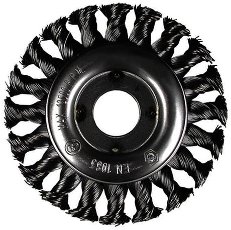 Hikoki accessoires rondborstel 125x22.2x0.5 met gehard, getordeerd staaldraad - 751302