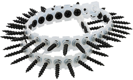 Hoenderdaal fasteners hoenderdaal gipsplaatschroef gefosfateerd grof op band ph2 3.9x35 | 1000 stuks - 0614.09.21401