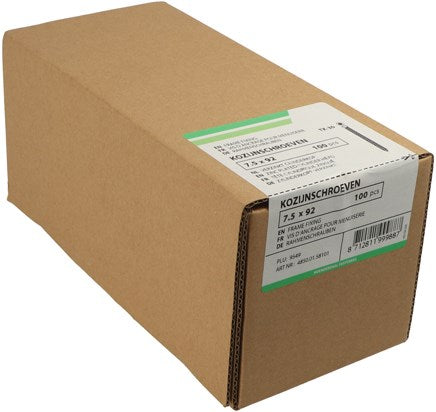 Hoenderdaal fasteners hoenderdaal kozijnschroef vz ck torx tx30 7.5x52 | 100 stuks - 4850.01.57701
