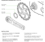 Hope R22 E-Bike-Kettenblatt Direktmontage Brose Specialized
