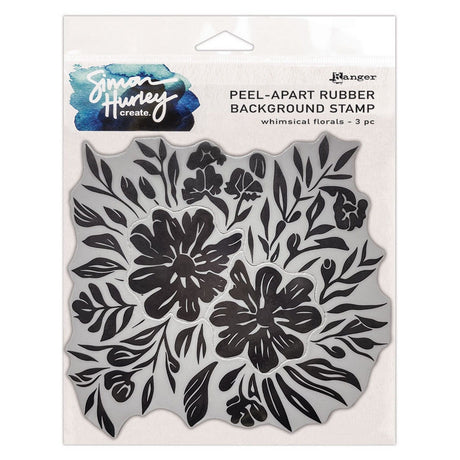 Ranger Ink Ranger • Simon Hurley erstellen. Hintergrundstempel 15,2 x 15,2 cm, skurrile Blumen