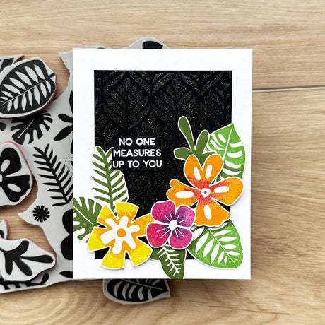Ranger Ink Ranger • Simon Hurley erstellen. Hintergrundstempel tropische Flora