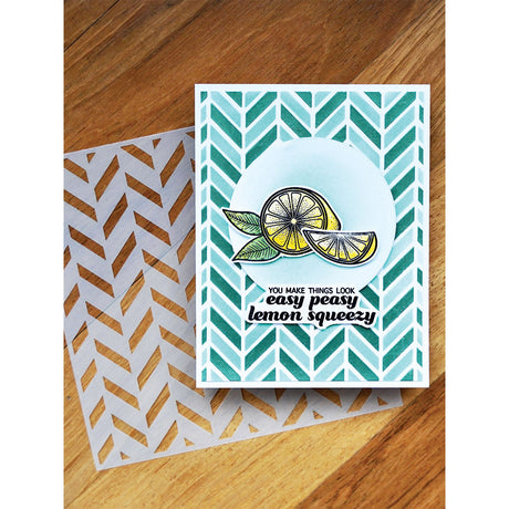 Ranger Ink Ranger • Simon Hurley erstellt eine Schablone mit Flip-Flop-Chevron