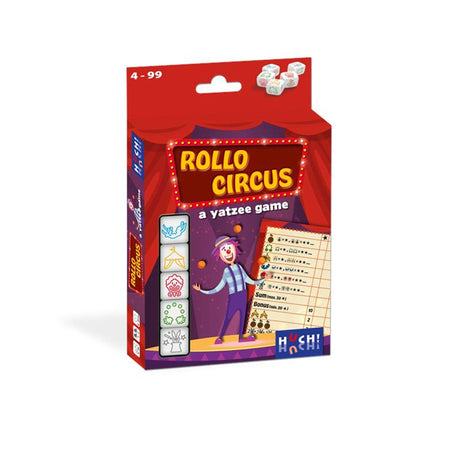 Rollo: ein Yatzee-Spiel – Zirkus – Würfelspiel (nl fr)