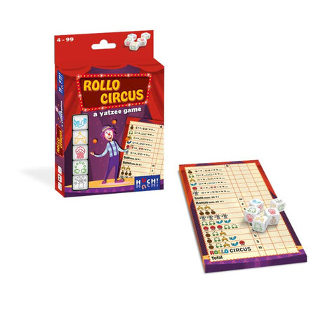 Rollo: ein Yatzee-Spiel – Zirkus – Würfelspiel (nl fr)