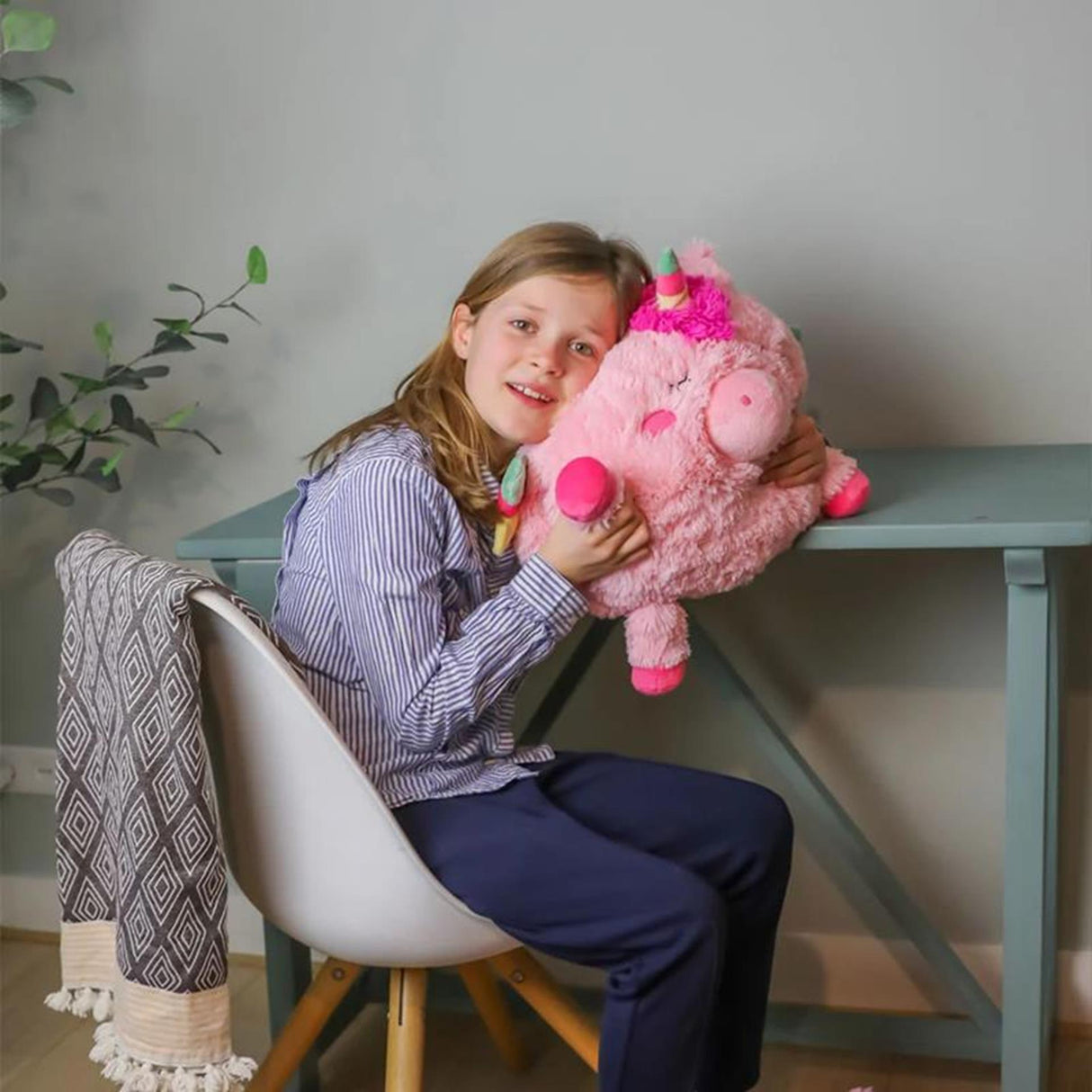 Noxxiez Handwärmer Kuschelkissen Einhorn