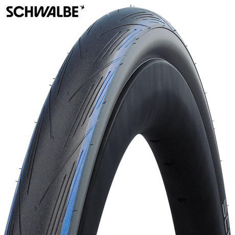Klappband Schwalbe Lugano 2 K-Guard 28 x 1,00 25-622 mm-Black mit blauen Streifen