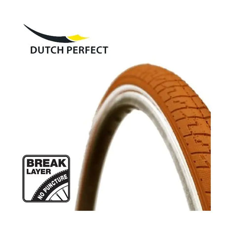 Dutch Perfect Reifen 28 x 1,40 40-622 mm Pannenschutz - Orange mit Reflexion
