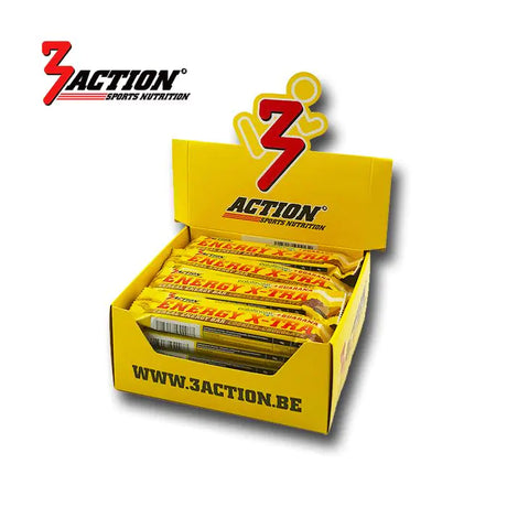 3action Hafer-Energieriegel Banane 45 Gramm – Displaybox 20 Stück – 1202030016