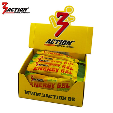 3action Energy Gel Zitrone 34 Gramm – Displaybox 25 Stück – 1202020002
