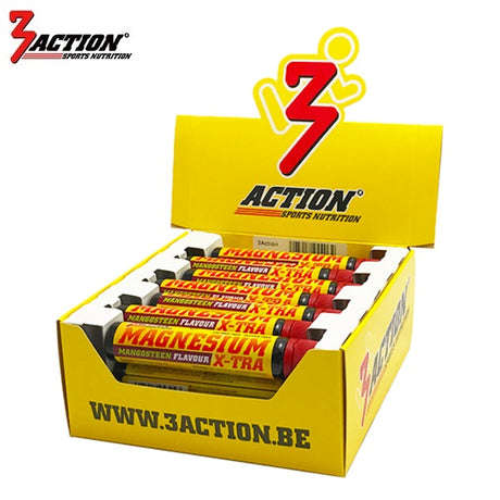3action Magnesium X-tra Kartuschenampulle 25 ml – Displaybox 21 Stück – 1202010005