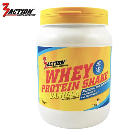 3action Whey Protein Shake Vanille 450 Gramm 1201000050