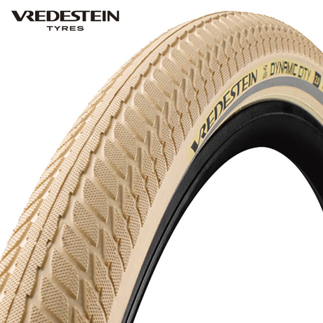 Vredestein Reifen Dynamic City 28 x 1,75 Creme refl