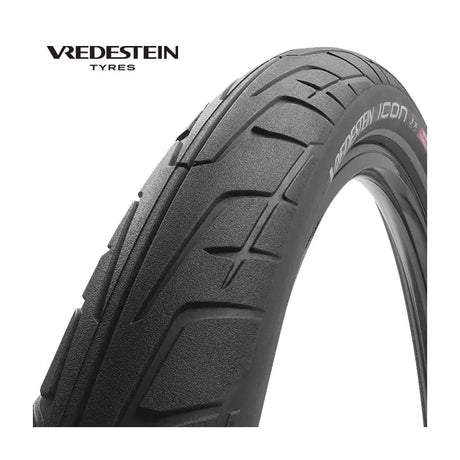 Vredestein -Reifen -Ikon 28 x 2,0 schwarzer Refluen