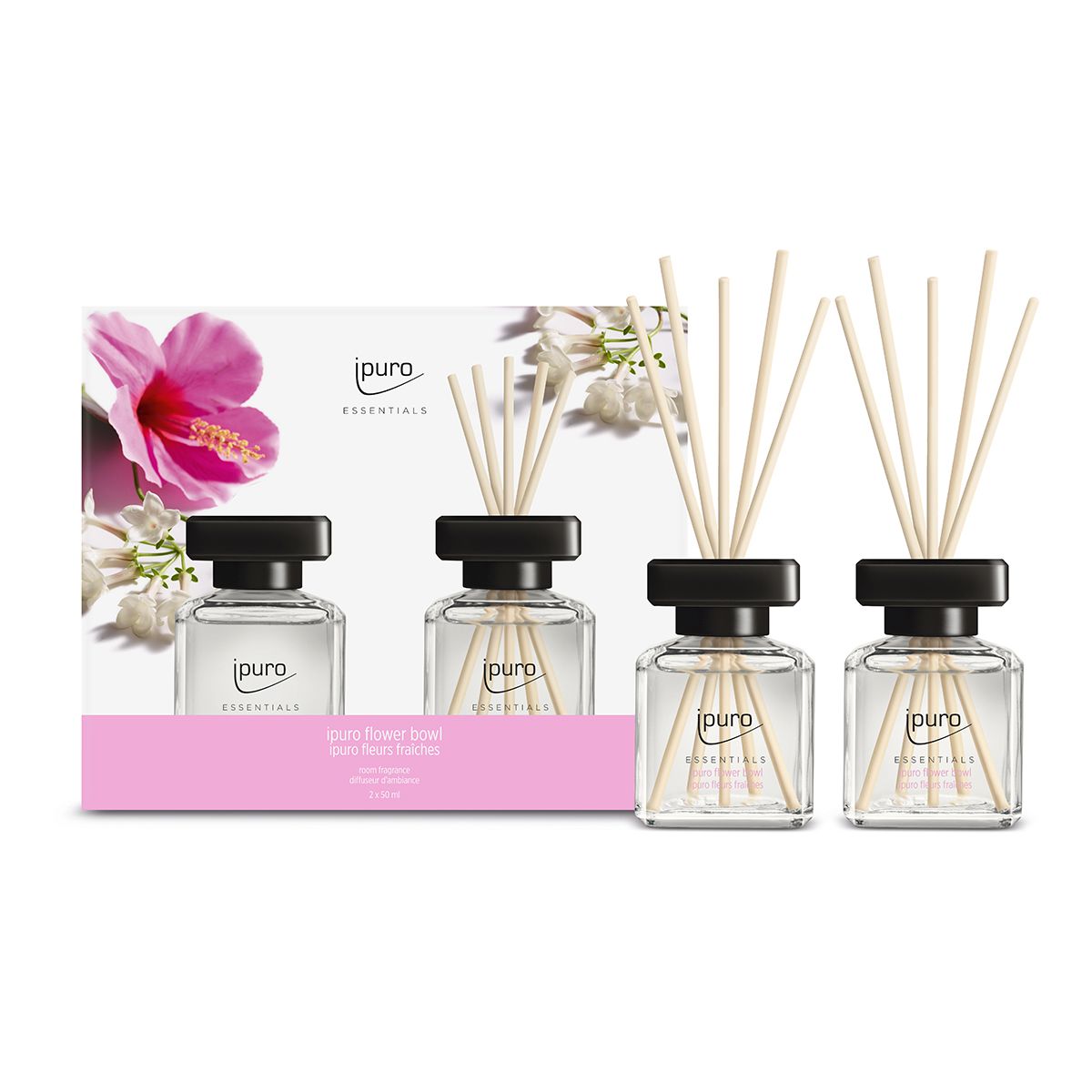 Ipuro Duftdiffusor Blumenschale 2 x 50 ml
