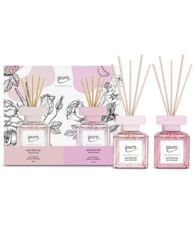 Ipuro Duftdiffusor Light Rose Pure Rose 2 x 50 ml