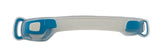 Ikzi Leuchtarmband gestreift 2x rote LED, transparent blau